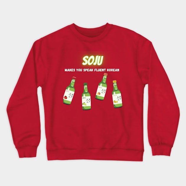 Soju Crewneck Sweatshirt by Junglicious_Prints